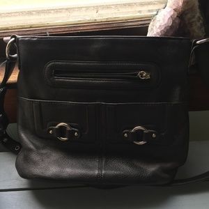 Womens leather crossbody